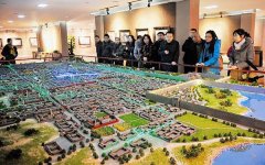 太原迎澤區(qū)復(fù)古沙盤模型！